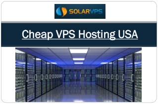 Cheap VPS Hosting USA