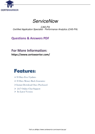 CAS-PA Real PDF Exam Preparation Guides 2021