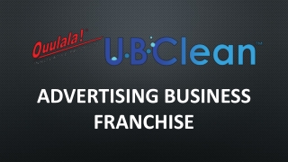 ADVERTISING BUSINESS FRANCHISE