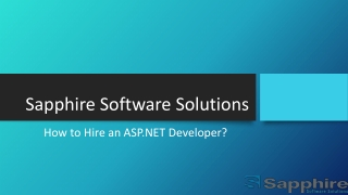 How to Hire an ASP.NET Developer