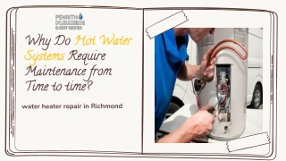 Why Do Hot Water Systems Require Maintenance from Time to time