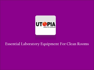 Clean Room Laboratory Equipment Supplier