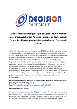 Global Artificial Intelligence (AI) In Cyber Security Market.docx