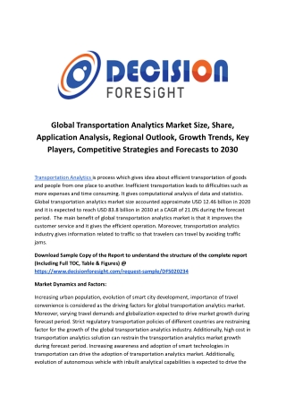 Global Transportation Analytics Market.docx