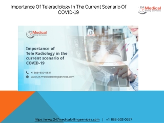 Importance Of Teleradiology In th Current Scenario Of Covid-19