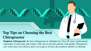 Top Tips on Choosing the Best Chiropractor