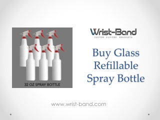 Buy Glass Refillable Spray Bottle - www.wrist-band.com