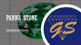 Panna or Emerald Stone - Gem Selections
