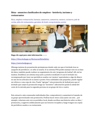 Ibiza - anuncios clasificados de empleos - hotelería, turismo y restaurantes-converted