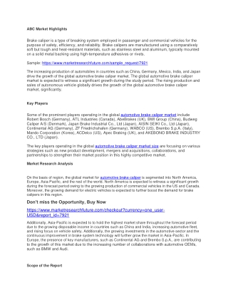 ABC Market Highlights