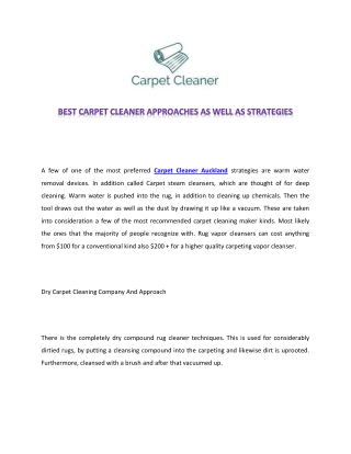 Professional Carpet Cleaner Auckland | Carpet-Cleaner.Co.Nz