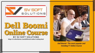 Best Dell Boomi Online Training | Hyderabad | Bangalore | SV Soft Solutions