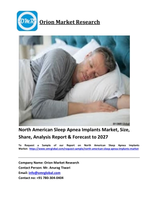 North American Sleep Apnea Implants Market Trends, Size, Competitive Analysis an