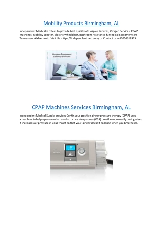 Mobility Products Birmingham, AL