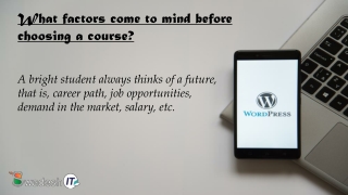 WordPress development courses in Durgapur