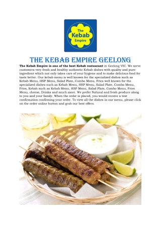 The Kebab Empire Geelong