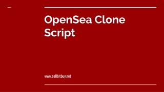 OpenSea Clone Script - Make Profits By Launching OpenSea like NFT Marketplace