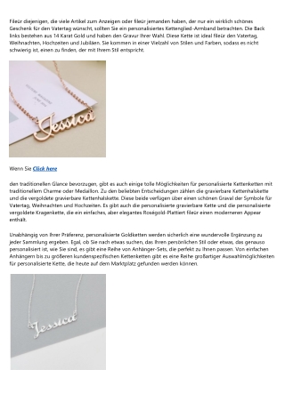 Was zum Teufel ist personalisierte kette?