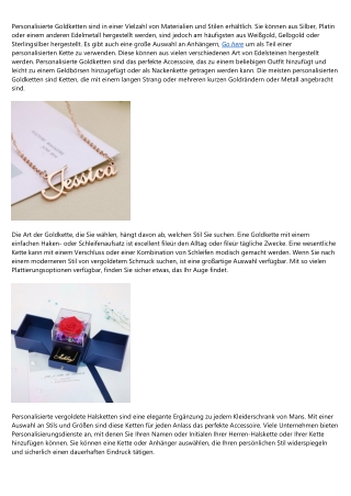 Die häufigsten Fehler, die Menschen mit personalisierter kette machen