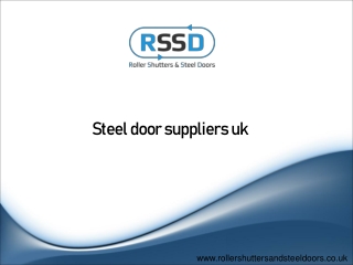 Steel Door Suppliers UK