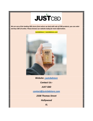 Justcbdstore  Justcbdstore.com