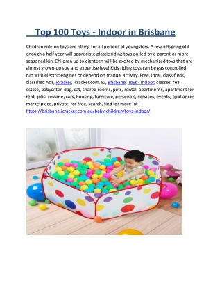 top 100 toy in brisbane