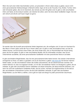 The Intermediate Guide to personalisierte kette
