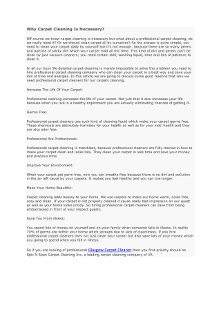 Why Carpet Cleaning Is Necessary-converted
