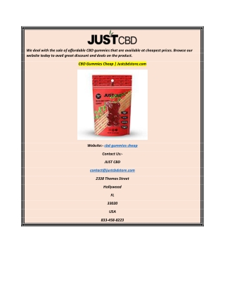 CBD Gummies Cheap ustcbdstore.com