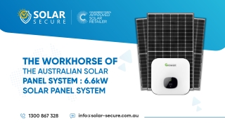 The Workhorse of The Australian Solar Panel System 6.6kW Solar Panel System