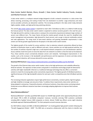 Data Center Switch Market
