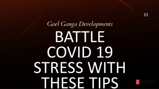 How to deal with covid19 stress during this pandemic