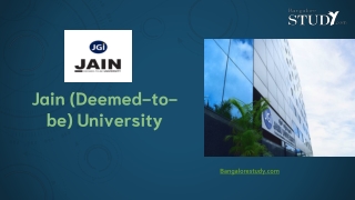 Jain (Deemed-to-be) University