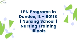LPN Programs in Dundee, IL – 60118 | Nursing School | Nursing Training Illinois
