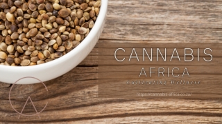 Cannabis Africa - Presentation (July 2021)