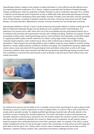 Sage Advice About hypnotherapy Sydney near me From a Five-Year-Old