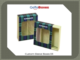 Custom Sleeve Boxes
