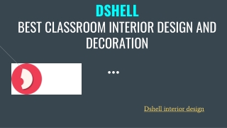 CLASSROOM INTERIOR DESIGN SERVICES