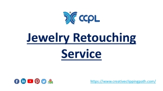 Jewelry Retouching Service Provider – Creative Clipping Path Ltd (CCPL)