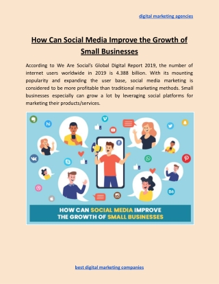 How Can Social Media Improve the Growth of Small Businesses