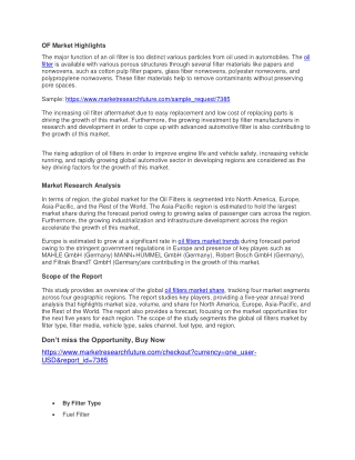 OF Market Highlights