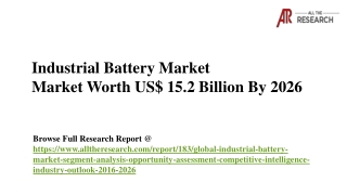 Industrial Battery Market