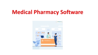 Medical Pharmacy Software