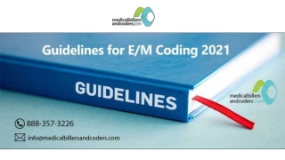 Guidelines for E/M Coding 2021