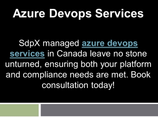 Azure Devops Services