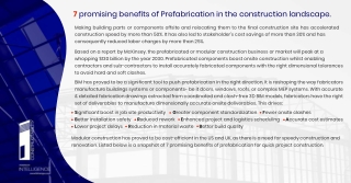 7 promising benefits of Prefabrication in the construction landscape.