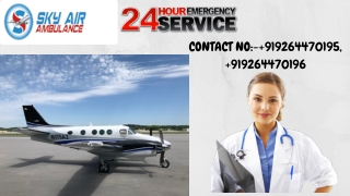 Take Reliable Air Ambulance Service in Bilaspur with Curative Assistance