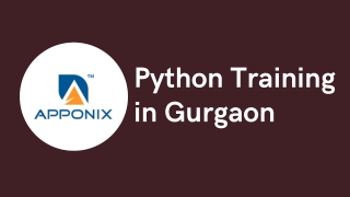 Python Training in Gurgaon