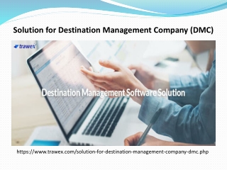 Solution for Destination Management Company (DMC)