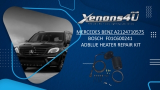 Mercedes Benz A2124710575 Bosch F01C600241 Adblue Heater Repair Kit